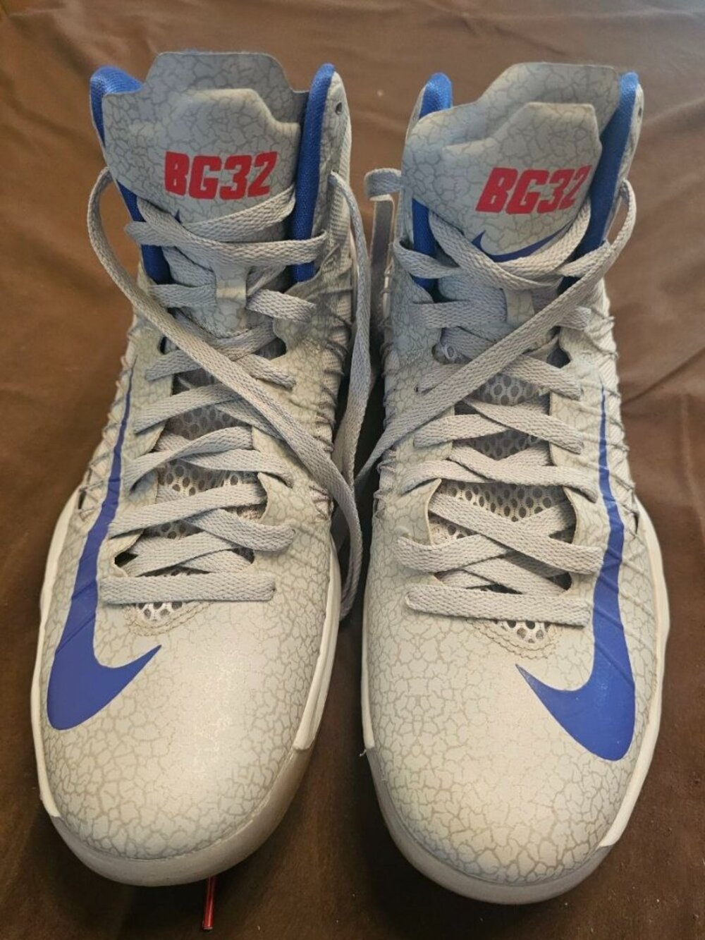 Nike Hyperdunk BG32 Blake Griffin 524934-009 Mens Size 9.5 Gray/Blue